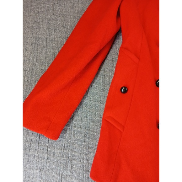 Mackintosh Size 6 Red Wool Authentic Peacoat Coat Jacket Union Made in USA - Picture 3 of 12